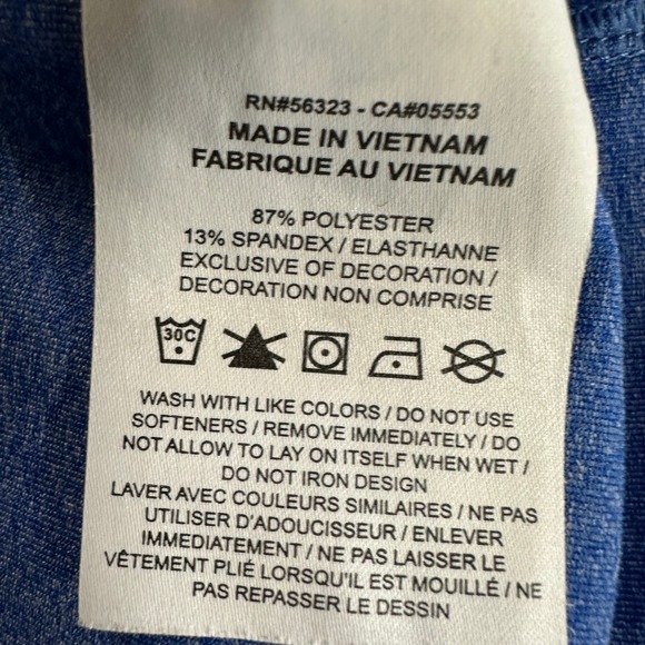 Nike Shirt Golf Polo Mens Large Blue Rugby Short Sleeve Performance Tech Stretch - Picture 5 of 10